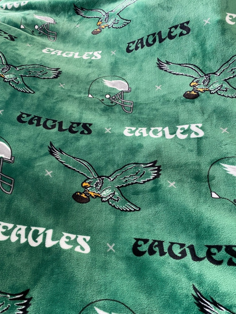 Green Eagles Plush Throw Blanket by - Picture 2 of 3